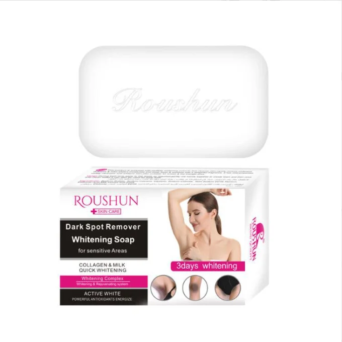 Wholesale Custom Beauty Milk Dark Spot Remover Private Label Best Skin Bath Body Whitening Soap For Black Skin