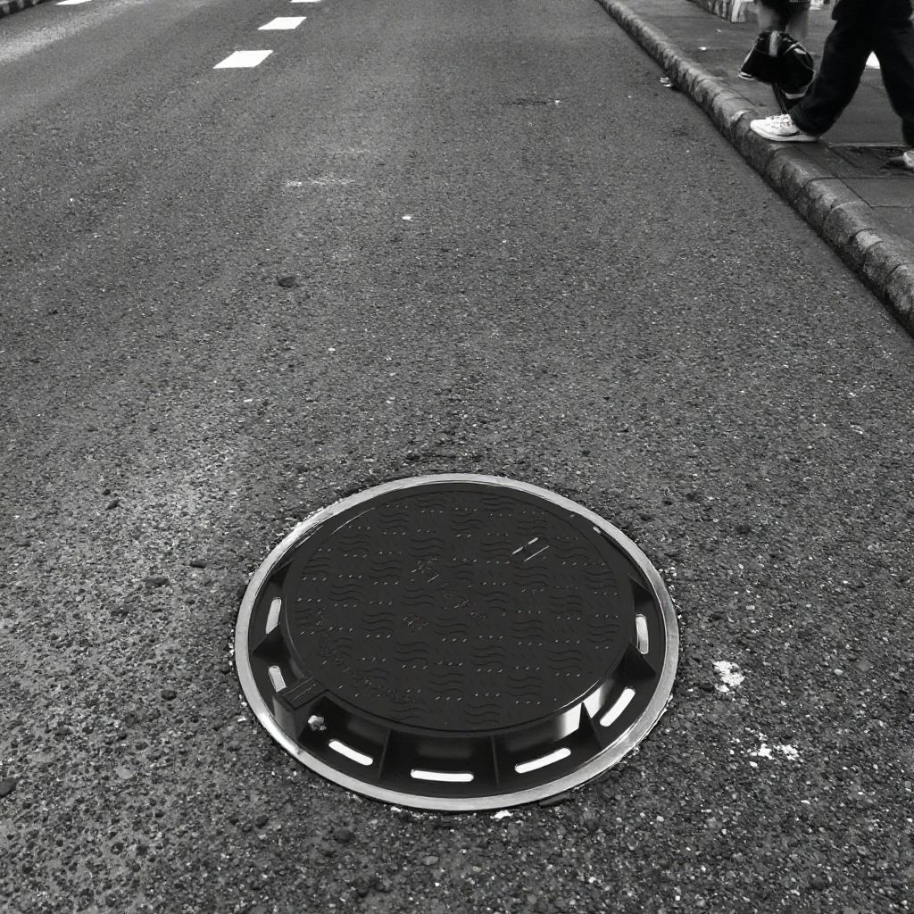 High Quality Cast Iron Spring Manhole Cover