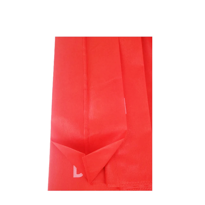 Customize cheap non woven vest shopping bags disposable non woven fabric bag nonwoven recyclable vest carrier bag