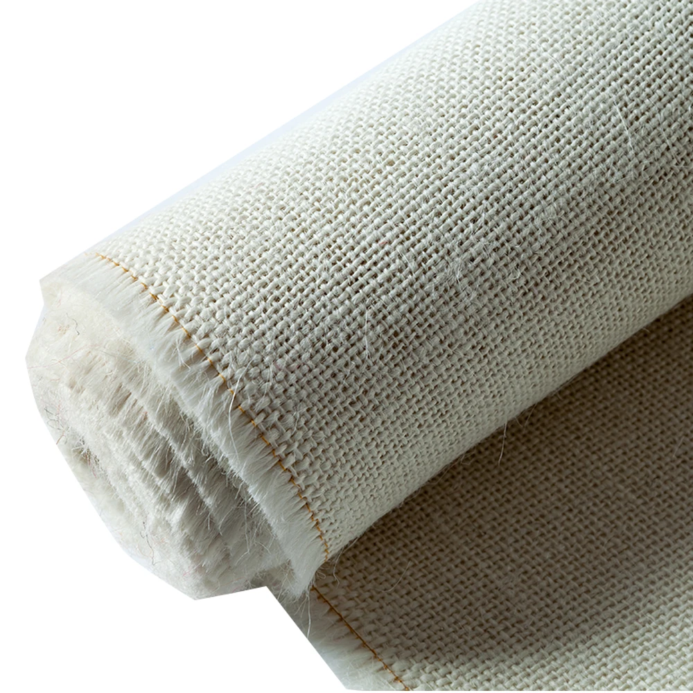 Moisture Absorption Hessian Rolls 100% Jute Fabric Cloth Laminated Jute Fabric For Bags
