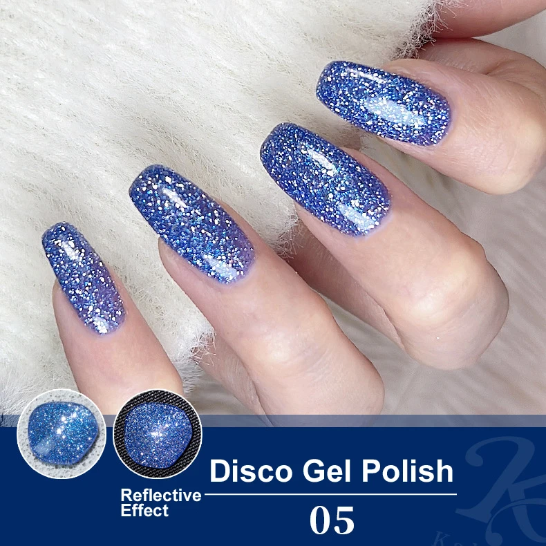 High Pigment Disco Nail Art Gel Dazzling Reflective Disco Uv Nail Gel Polish Painting Disco Gel Paint Nail Art