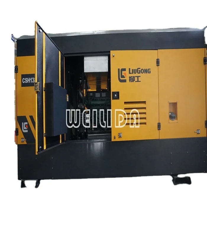 LIUGONG 25 bar Diesel Screw Air Compressor for mining water well drilling Rig