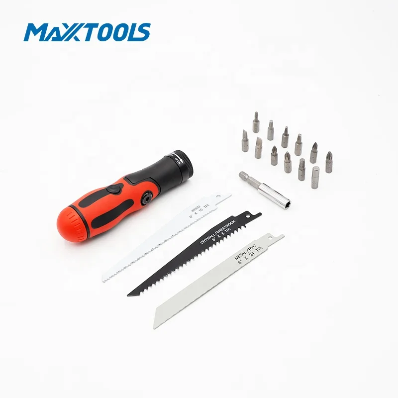17 PC MULTIFUNCTIONAL SAW BLADE AND BITS SET MIT121031