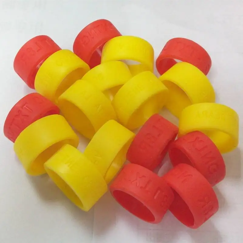 Custom Promotional Fashion Design Silicone Wedding Finger Ring