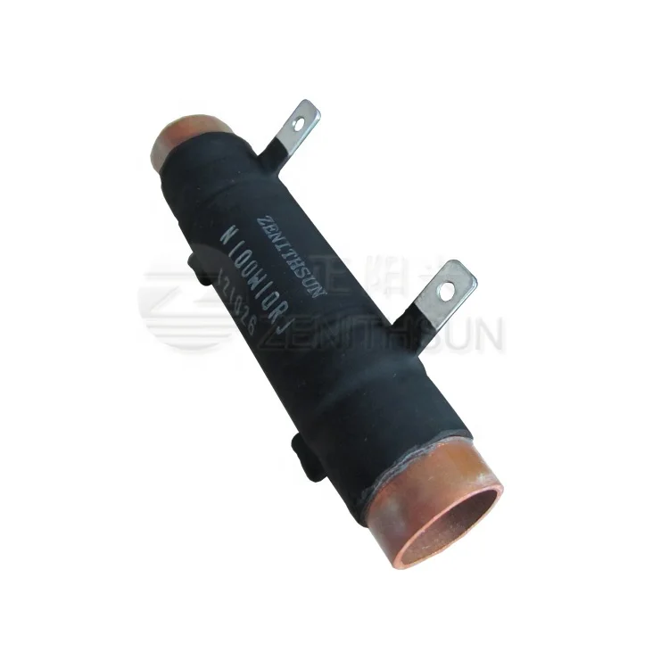 Wire Wound Tube Brass Non Inductive High Power Water Cooled Resistor