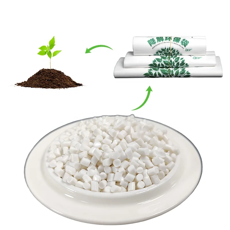 Poly modified 100% biodegradable polymer compostable PLA PBAT Calcium resin