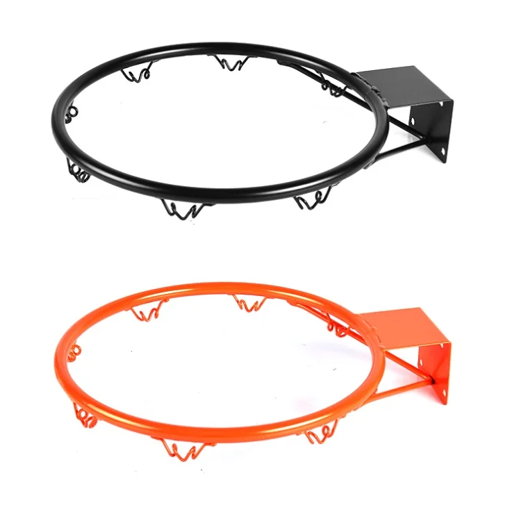 Powder coated 23cm official basketball rim size for kids dunking game playing