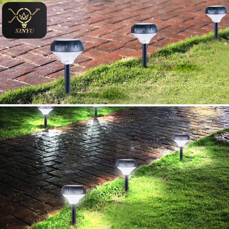 Напольные солнечные фонари 3000K/4000K/6000K, комнатные солнечные лампы для дома