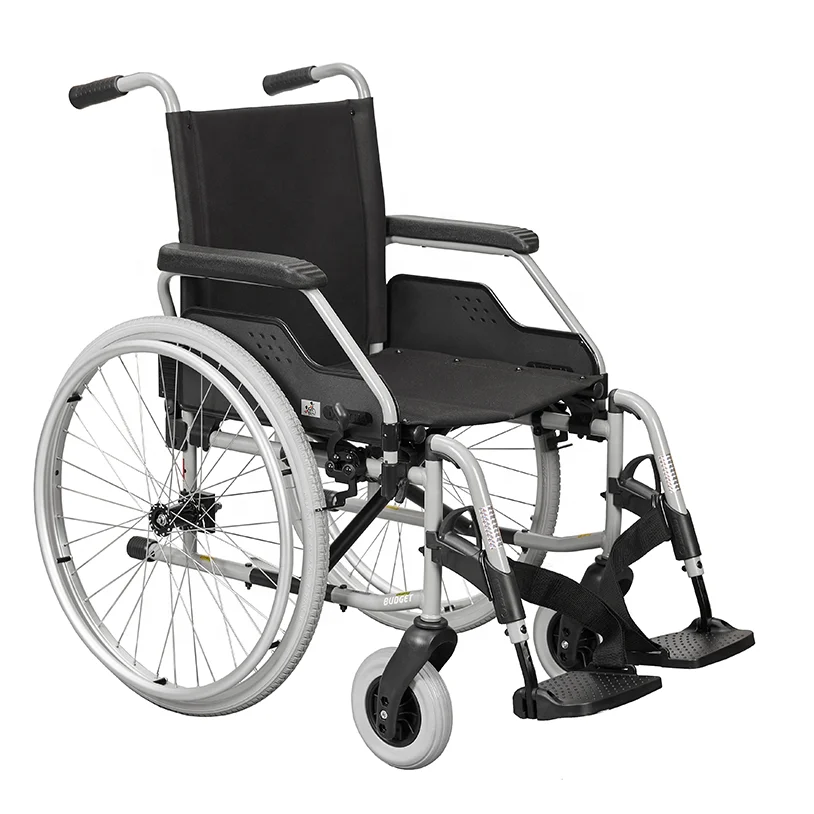Standard Brake Removable Arm And Leg Supports Wheelchair Seat Width 380Mm