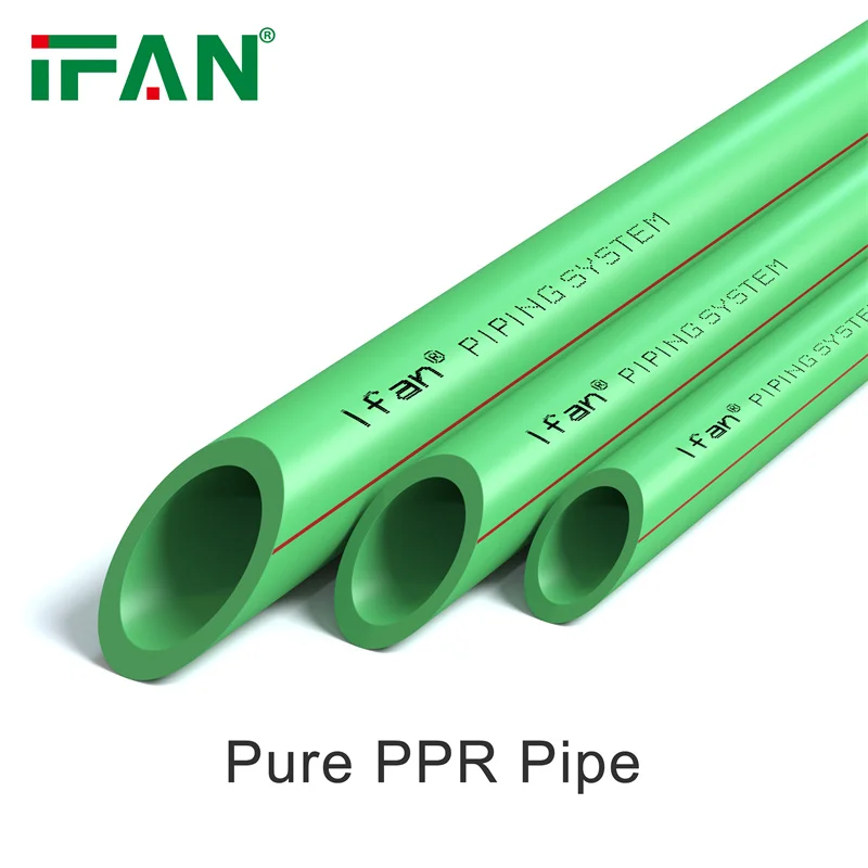 IFAN DIN 8077/8078 Plastic Pure Polypropylene Plumbing Materials PN12.5 Plomberie PPR Water Pipe