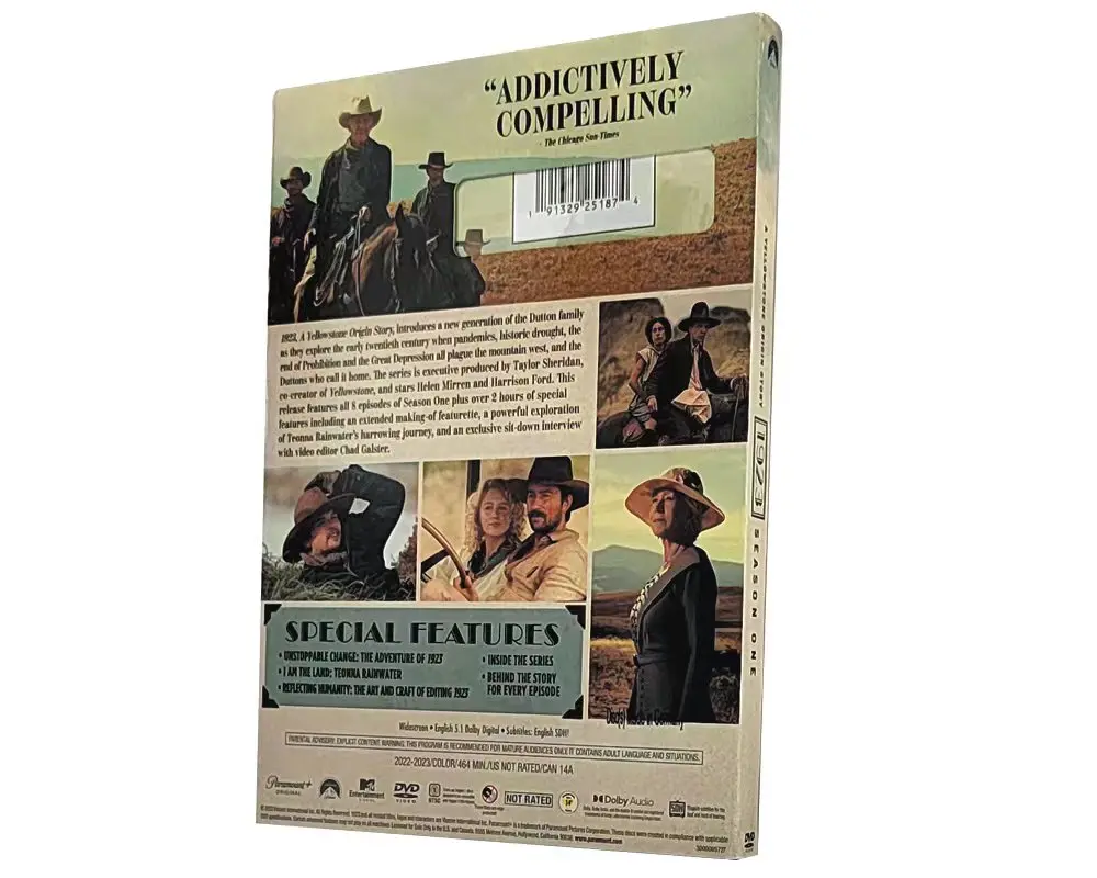 1923 A Yellowstone Origin Story Season 1 3discs new release dvd lastest region 1 dvd movies high quality ebay best selling DVD
