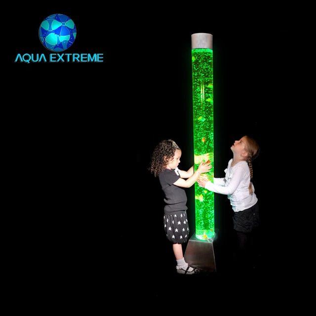 2022 светодиодная пузырьковая лампа 6 футов аквариум Большая Напольная Лампа с разноцветным светом пультом дистанционного управления стимулирующая дом и офис