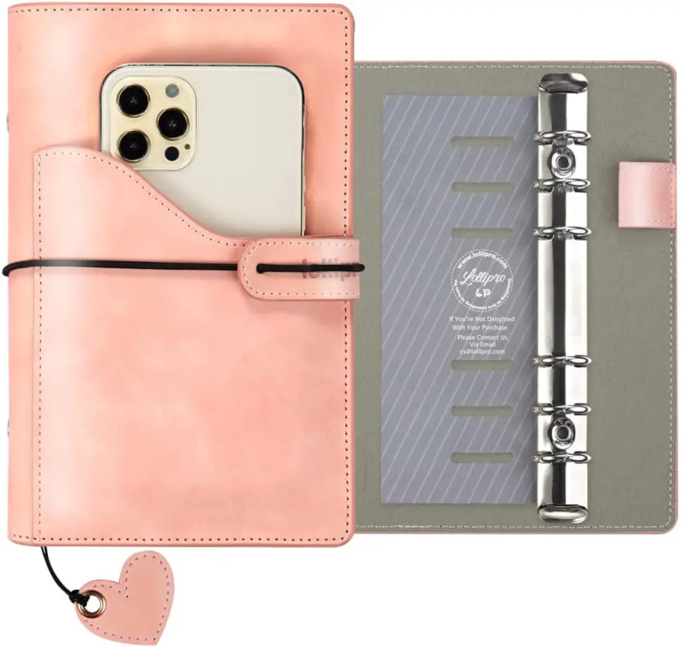 Lower Price A6 Small PU Leather Budget Notebook Binder With Custom Logo