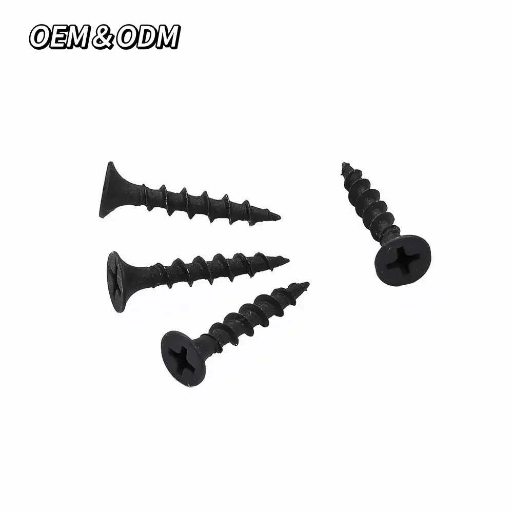 Black Phosphate Drywall Screws Coarse Thread Fine Thread 2mm 280mm Tornillos Gypsum Board Screws Plasterboard Screw