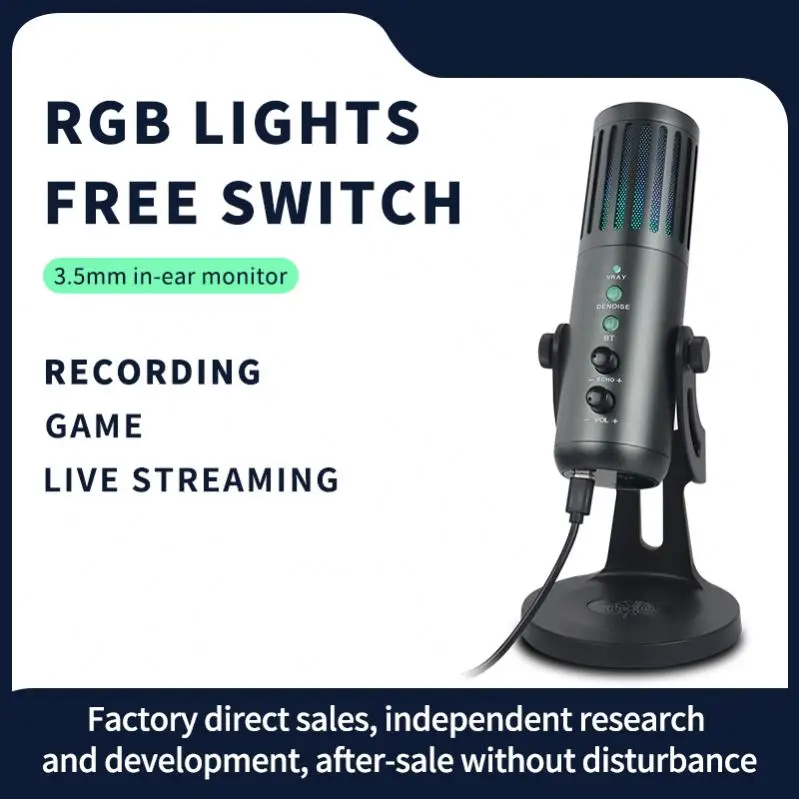 LEIMIC W902 Factory Supplying Clip Microphone Gaming Preamplifier