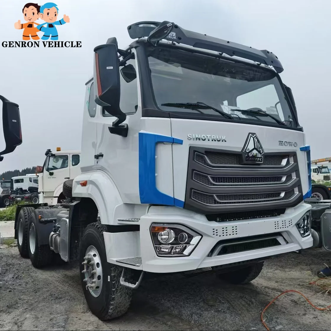 Togo новый Sinotruk Howo NX 400HP Euro 2 10 шины 6x4 тягач для погрузки 60 тонн забор полуприцеп грузовик
