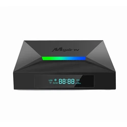 Android set top box myairtv X6 2.4G/5G IPTV B0X  dual wifi Amlogic S905X3 Quad core Smart 4K  Android 11.0 android tv box