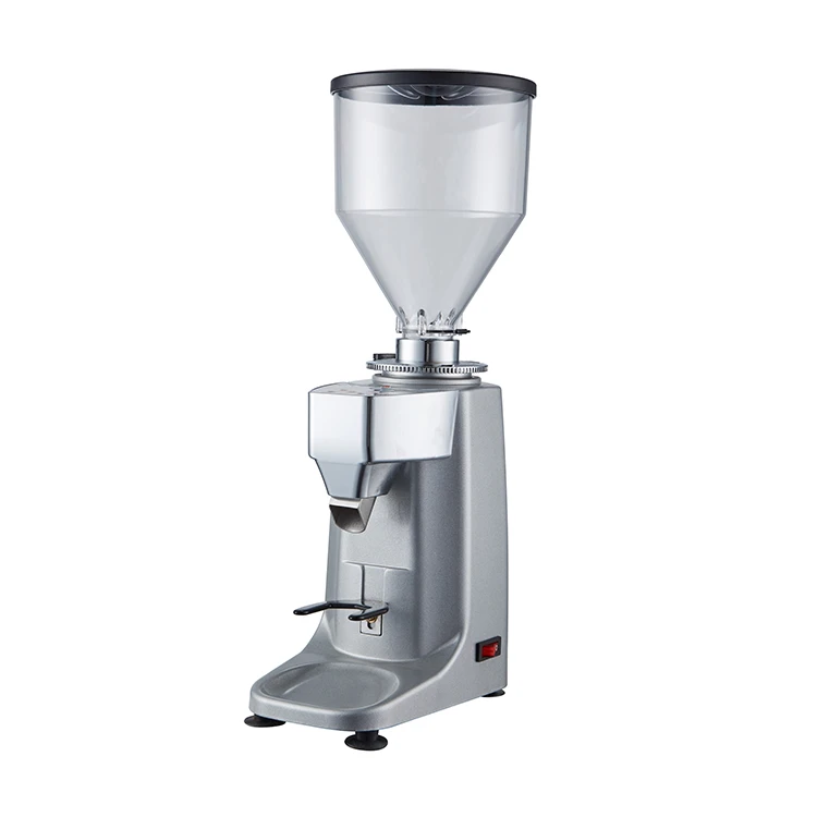 Factory Price Commercial Coffee Grinder Electric Coffee Machine for Sale Burr Coffee Grinder Free Spare Parts Aluminum DC Motor
