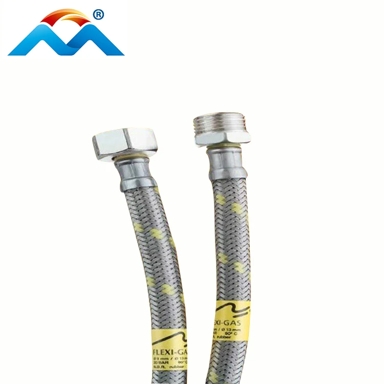 China supply ASTM heating resistance high pressure ss 304 316L  AISI braided metal hose