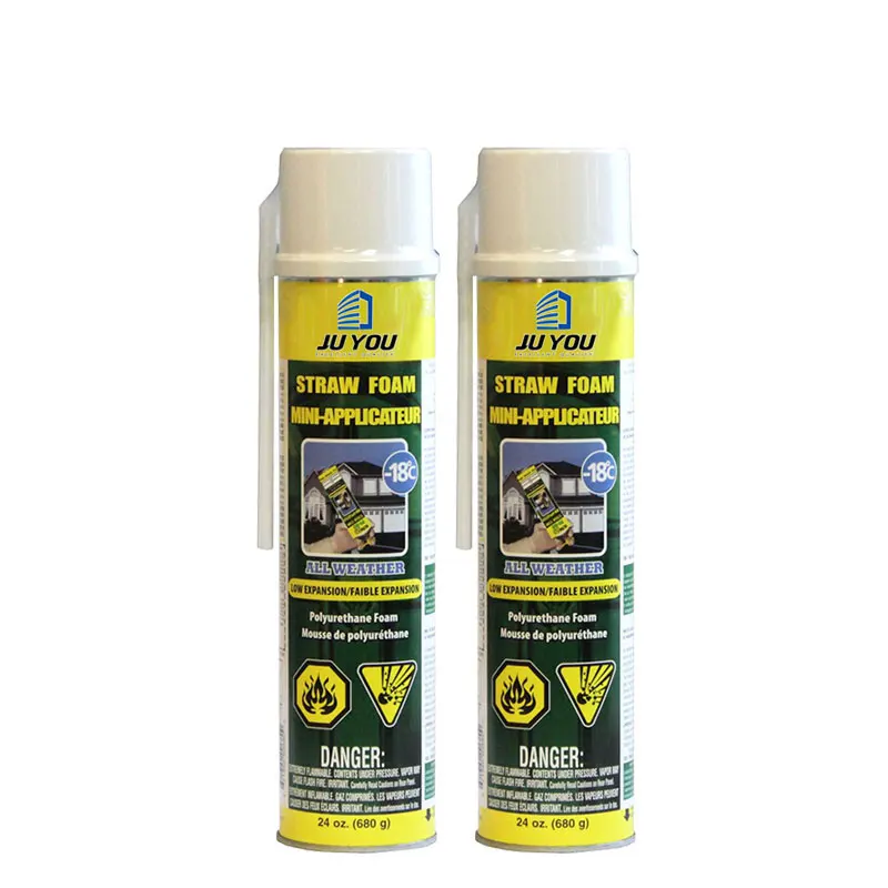 construction fireproof fire resistant B2 750ml polyurethane pu foam