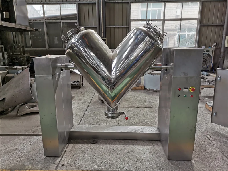 GMP Food additives V type mixer Industrial blender food mixer Baby food blender