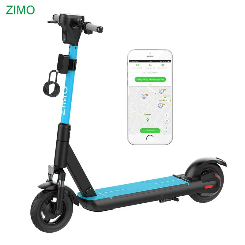 2G/3G/4G Rental GPS E Sharing Scooter, Removable Battery Adult Electric Scooter Sharing
