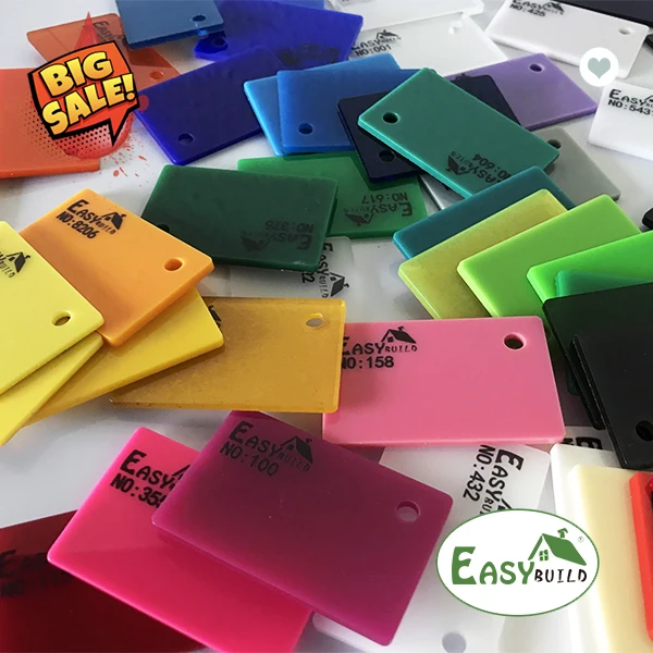 Acrylic Plexiglass Sheet Factory Cast perspex Board Pmma Color Acrylic Sheet