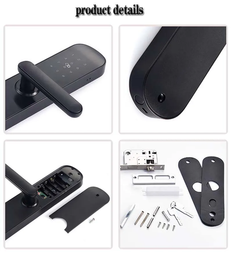 TTLOCK APP Smart Door Lock Wholesale Price Security Rfid Digital Tuya BLE/WIFI Remote Control Fingerprint Smart Lock