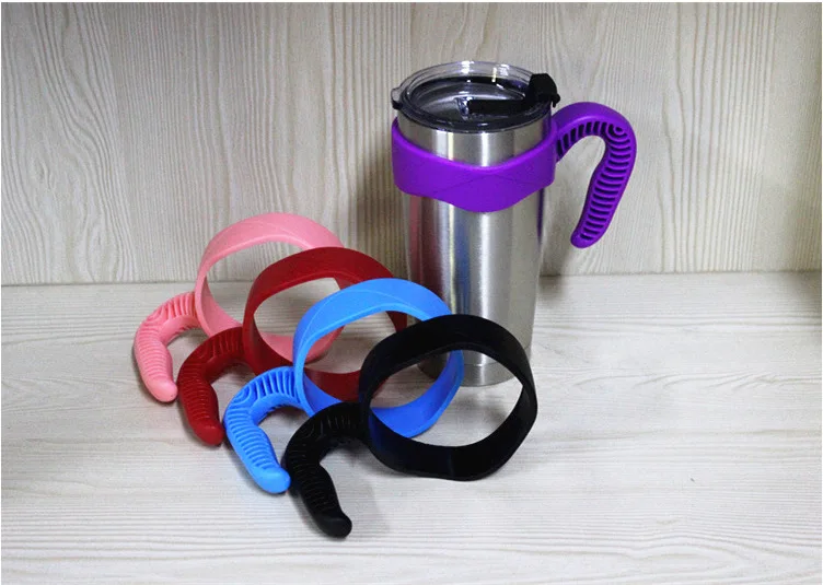 XJH Fast Delivery Home or Car Colorful 20oz 30oz Tumbler Travel Mug GRIP Cup Anti-Slip Holder