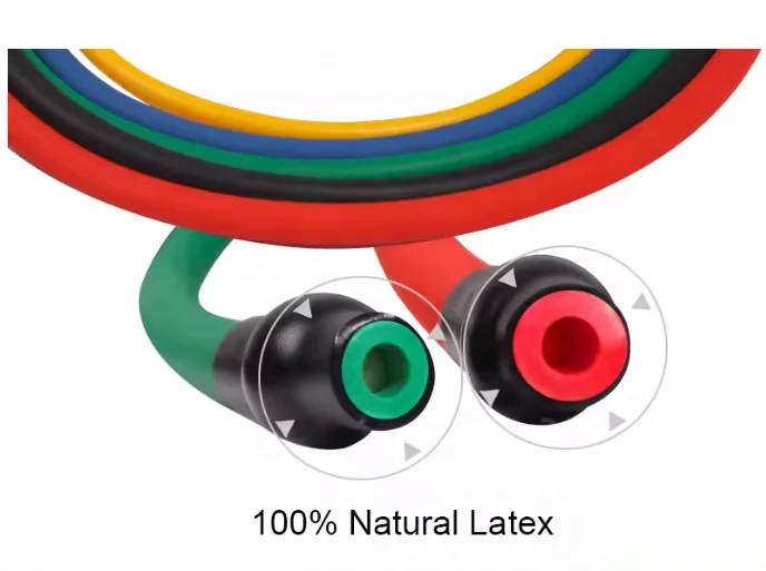 Resistance Bands Set with Workout Bar Pilates Bar Kit Exercise Elastic Bands with Handles And Door Anchor for whole Body Train