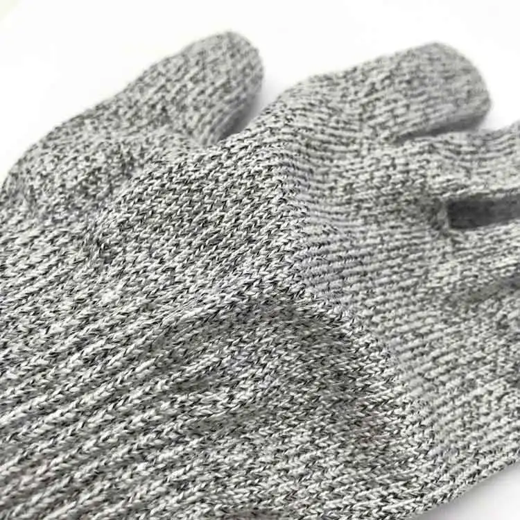 Factory direct supply of wear resistant HPPE anti cut gloves for kitchen