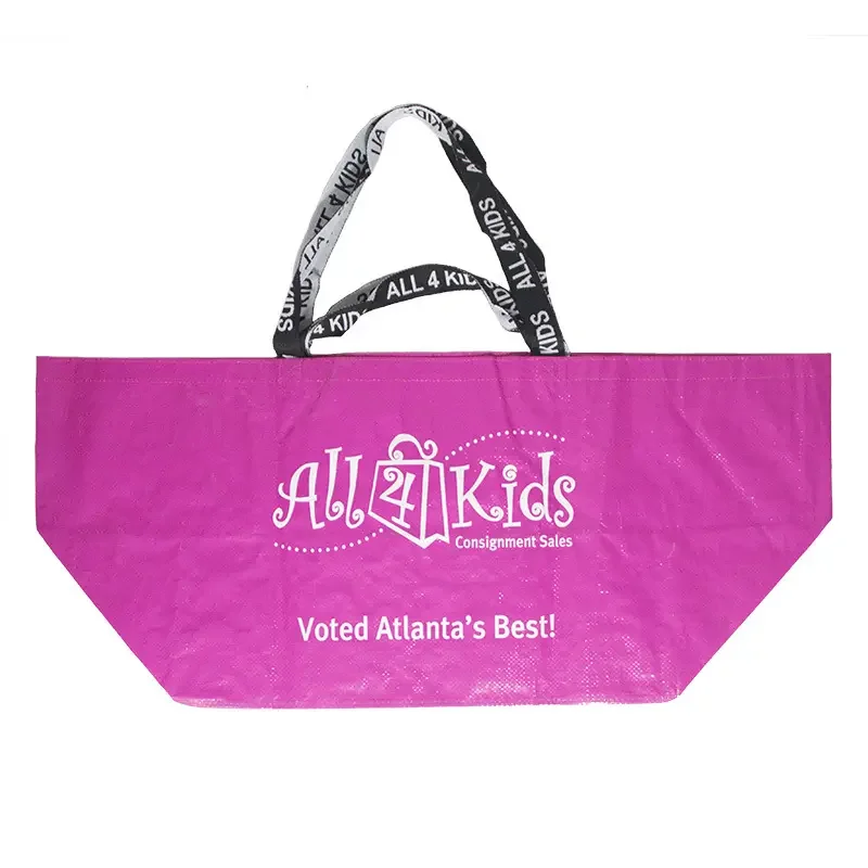 Eco Friendly Factory mass customized natural recyclable pp-woven bags, waterproof and anti-fouling