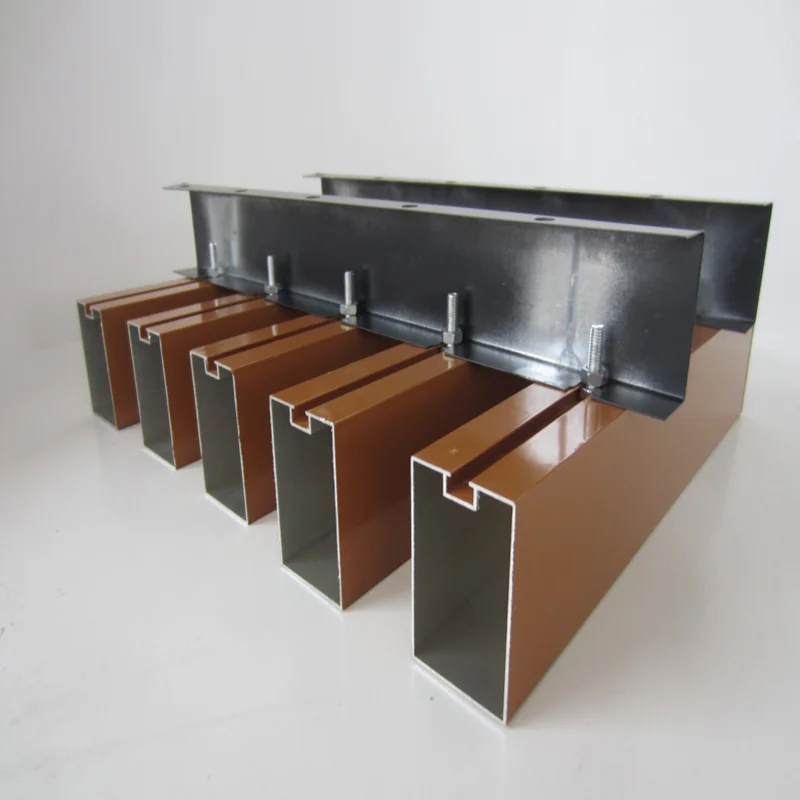 Interior Decoration Aluminium Square Pipe Hollow Aluminium Square Tube Baffle Ceiling Aluminum Design