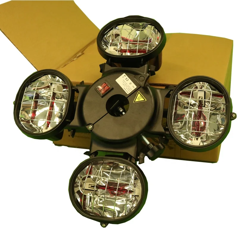 
Electric Outdoor Heating Electric Patio Heater 220-240V 4x500w with 1.9m H05RN-F 3G1.5 Black Cable with Plug Stocked 