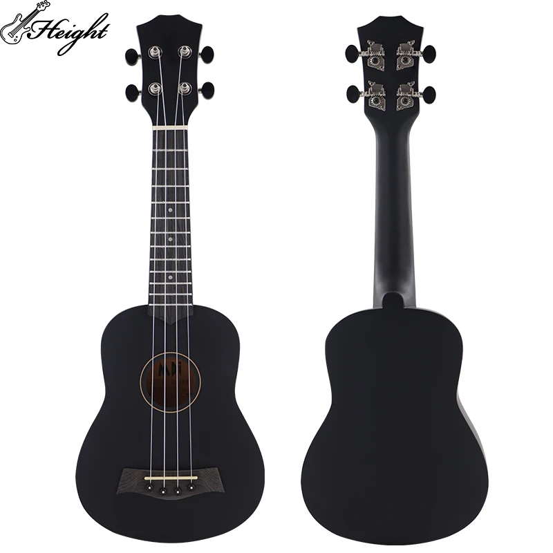 21 inches Black Ukulele Linden wood Back composite wood Fingerboard ukulele tenor ukulele acoustic guitar