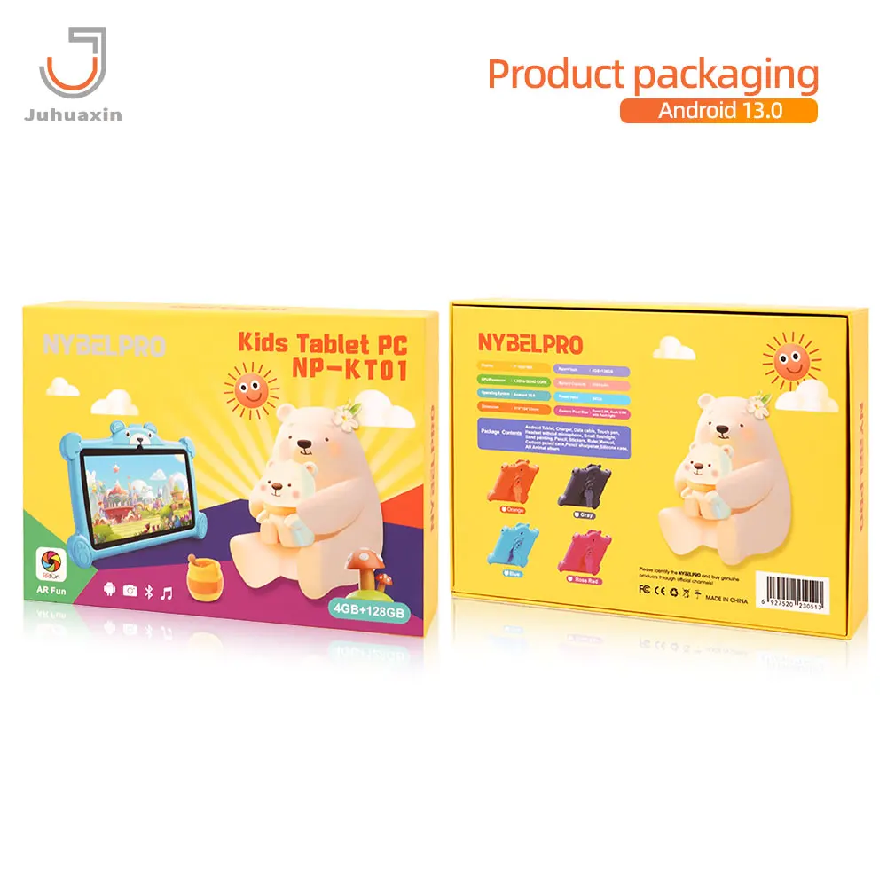 Christmas Gift Portable Mini Tablet Christmas Big Sale Products 7 Inch Android 13 Learning-Machine WiFi Educational Kids Tablet