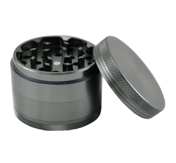 Custom Logo Mini Crusher 40mm Grinder Zinc Alloy Smoking Accessories for Tobacco and Lighters 50mm Size with Box Packing