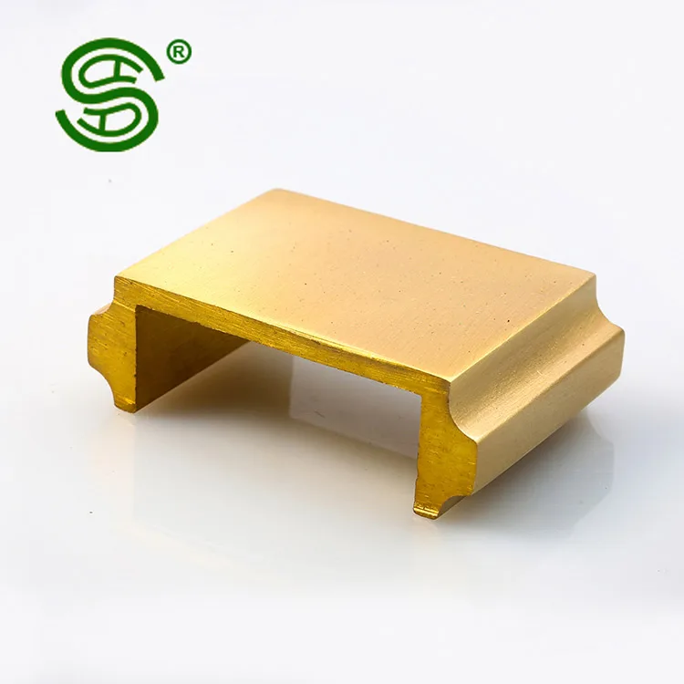 China manufacturer Custom shape home decorative copper brass material stair handrail
