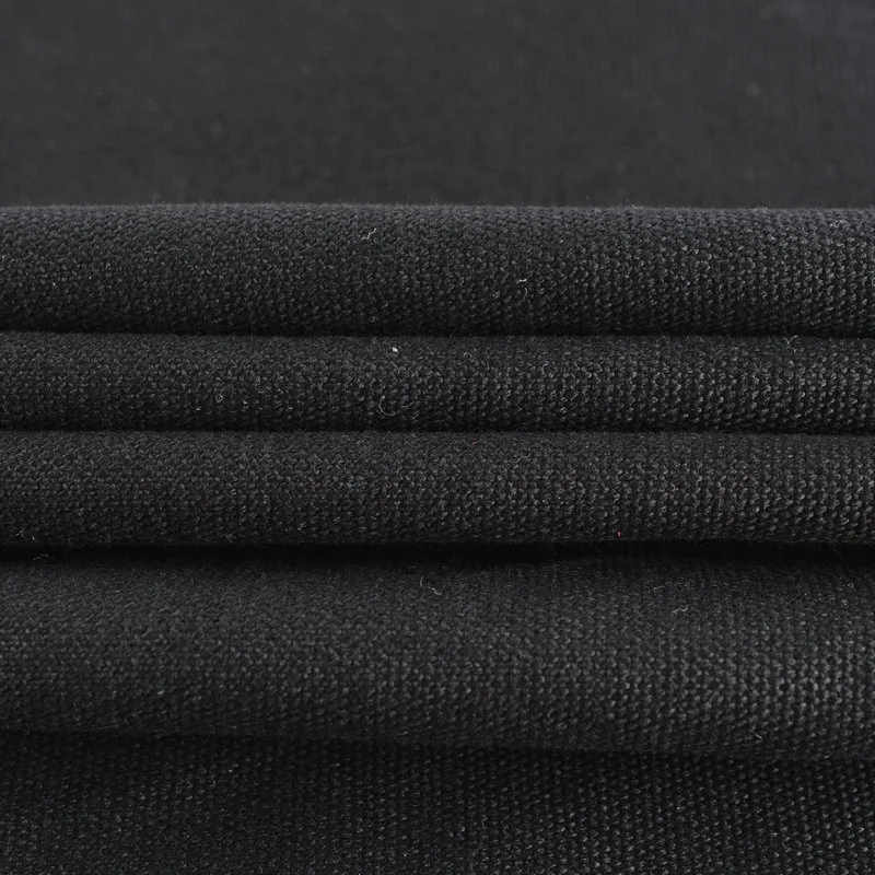 black 16 oz 16oz 100% cotton material canvas fabric for tent shoes bags making