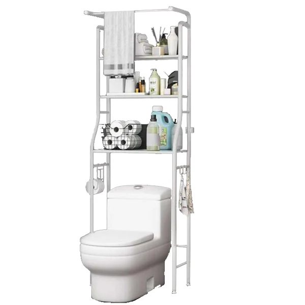 On-time Shipping Storage Shelf Bathroom Above Washing Machine Over Toilet Organizer Rack