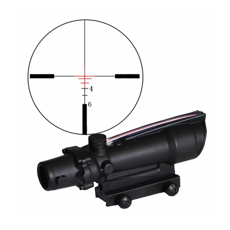 5x35 acog стальной тисненый логотип прицел для охоты