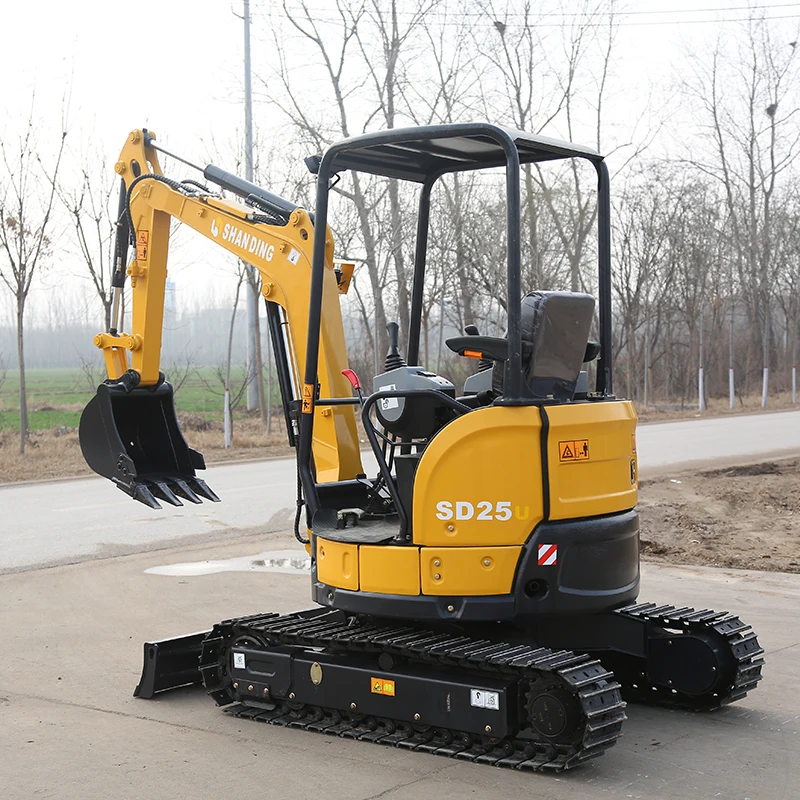 SHANDING EPA/EURO 5 Chinese used mini excavator 2ton 1ton 1.7 ton excavator cabin Compact Excavator mini digger for sale