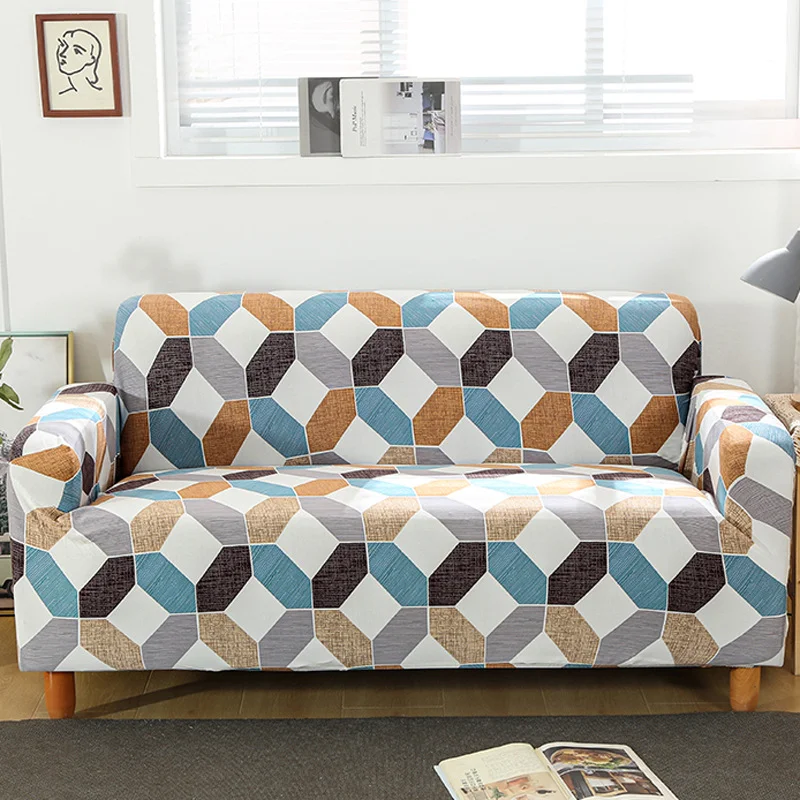 Protective sofa set furniture covers full set for living sofa home wholesale cheap stretchable I shape universal slipcovers