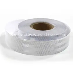 High quality Resistant Waterpr White Grade Reflective High Visibility Safety Reflective Tape  For Bus Truck Trailer BoatDOT-C2