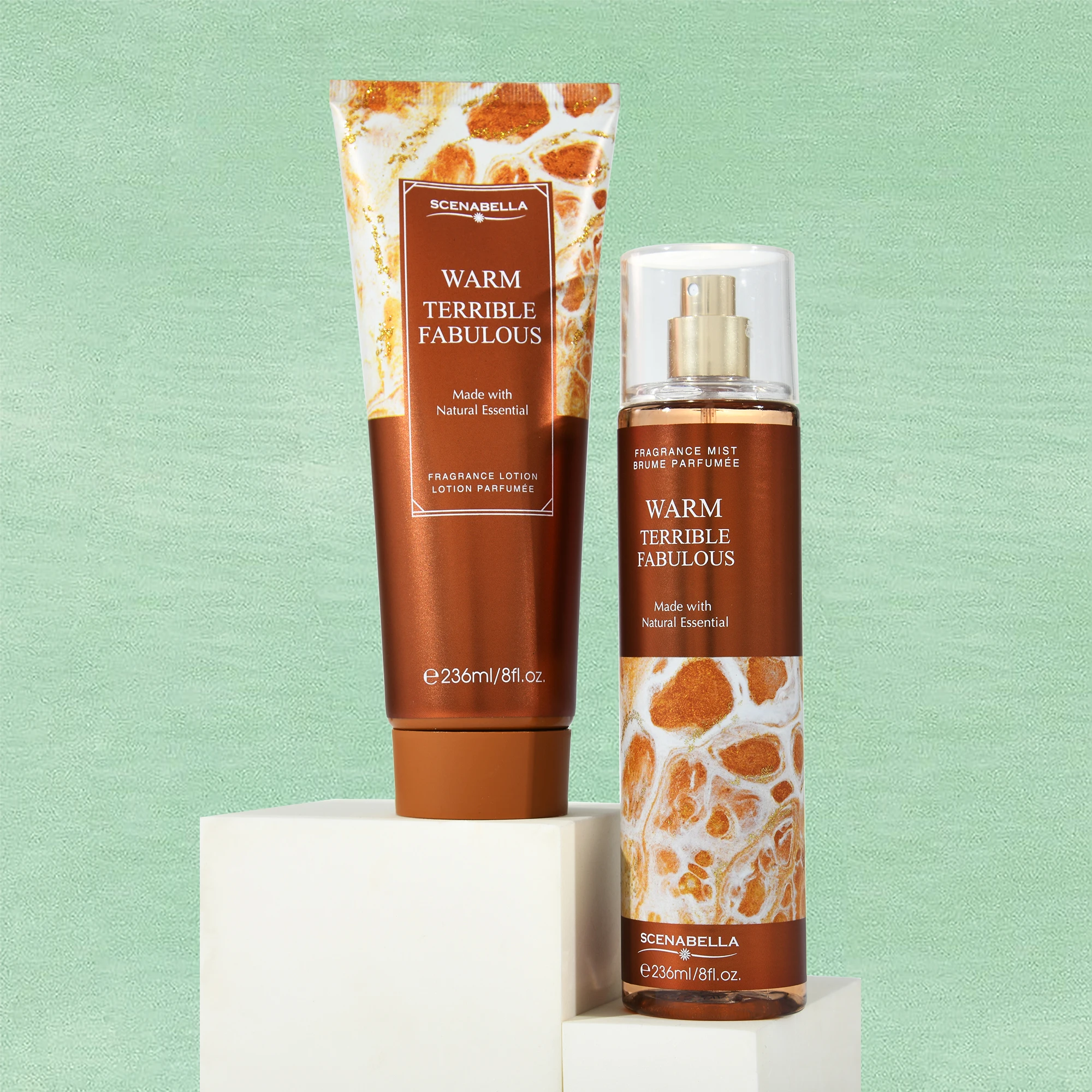 236ml  Manufacturing  body spray fragrance body mist and body lotion set SG0122