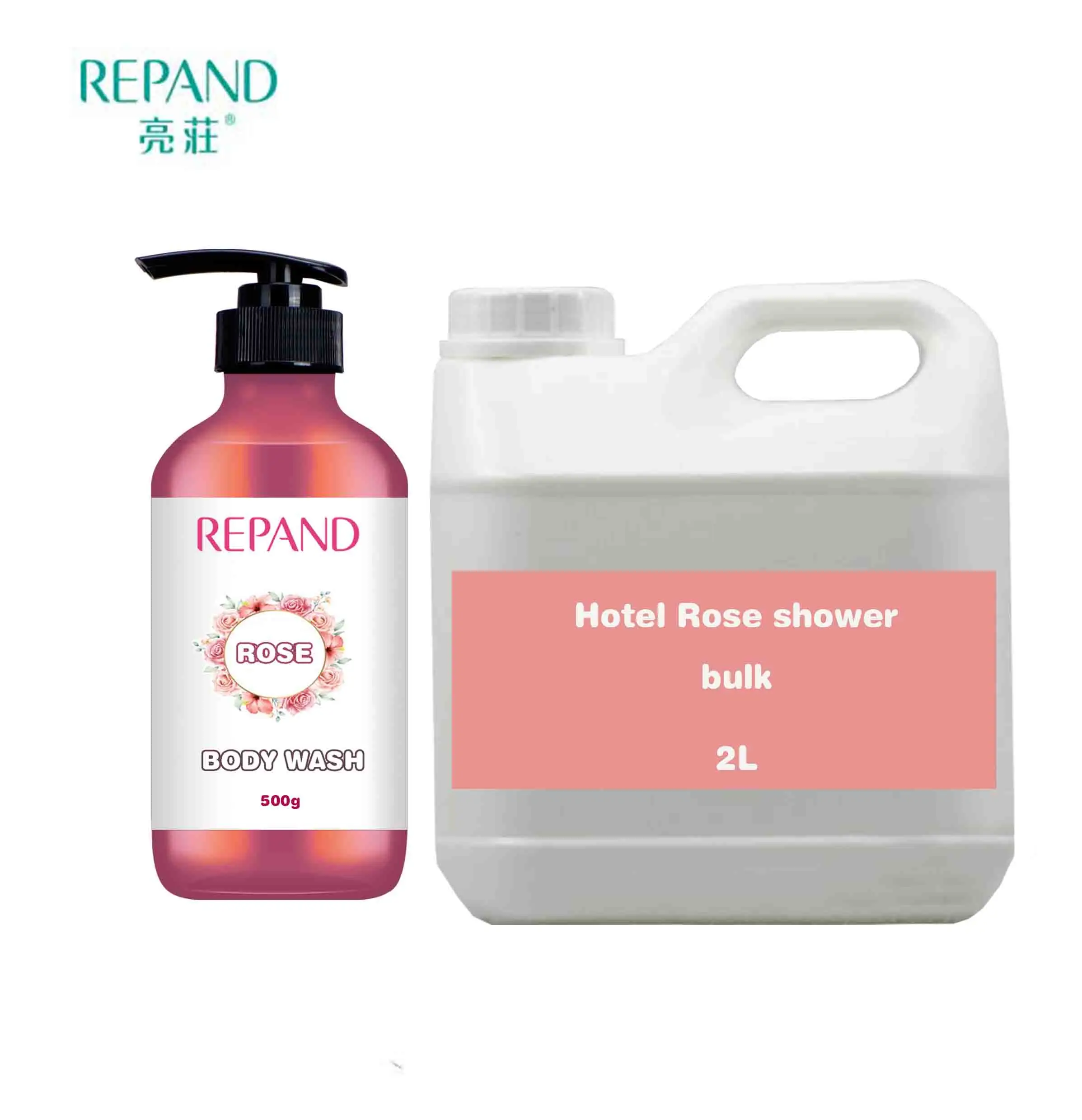 Repand bulk shower gel rose essential oil body wash High-capacity