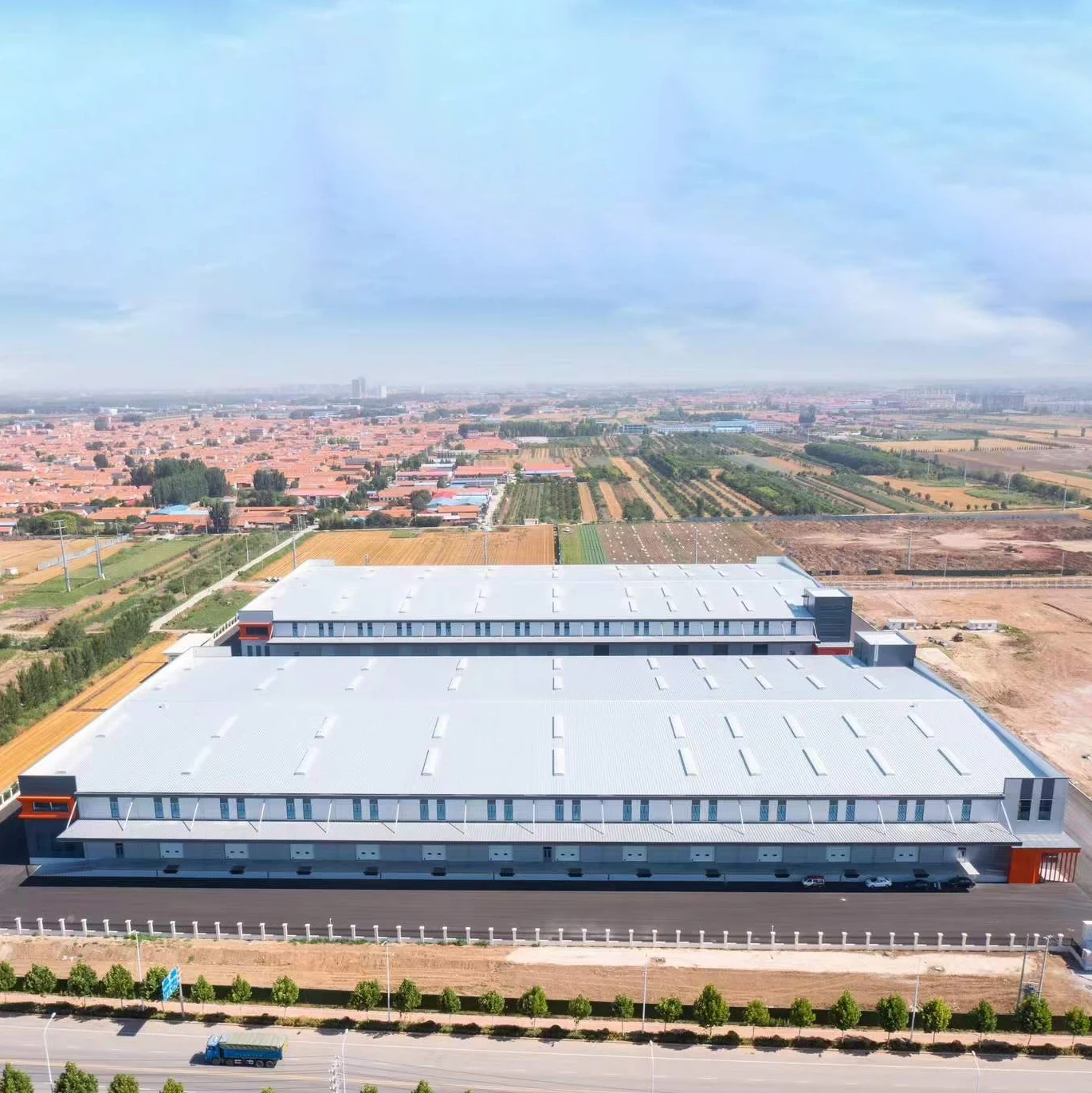 Промышленный дешевый сборный склад стальной