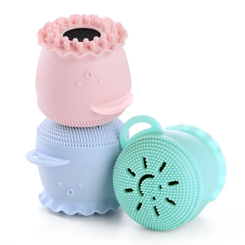 Soft Silicone Facial Cleansing Scrub Silicone Face Brush  for Massage