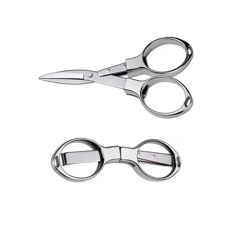 Multi Purpose Pocket Scissors Keychain Foldable Scissors Small Fishing Sewing Tailoring Folding Scissor