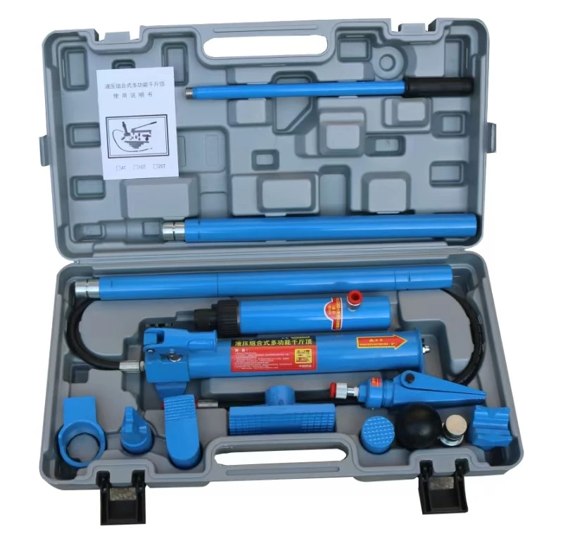 Factory Direct Sale High Quality 10t Vehicle Equipment Power Jack Hydraulic Auto Body Repairing Kit